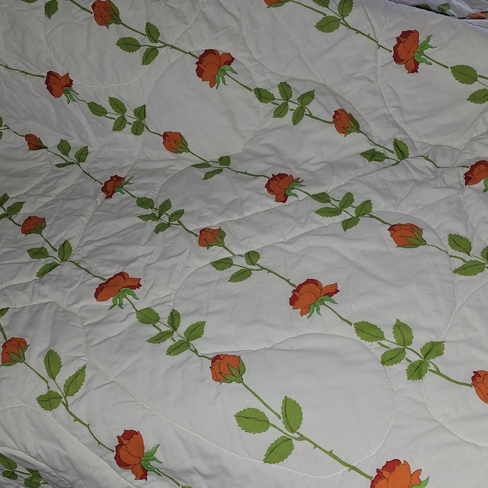 Vintage 1980s Fullsize (Double) Comforter Christian Dior Wamsutta Blanket